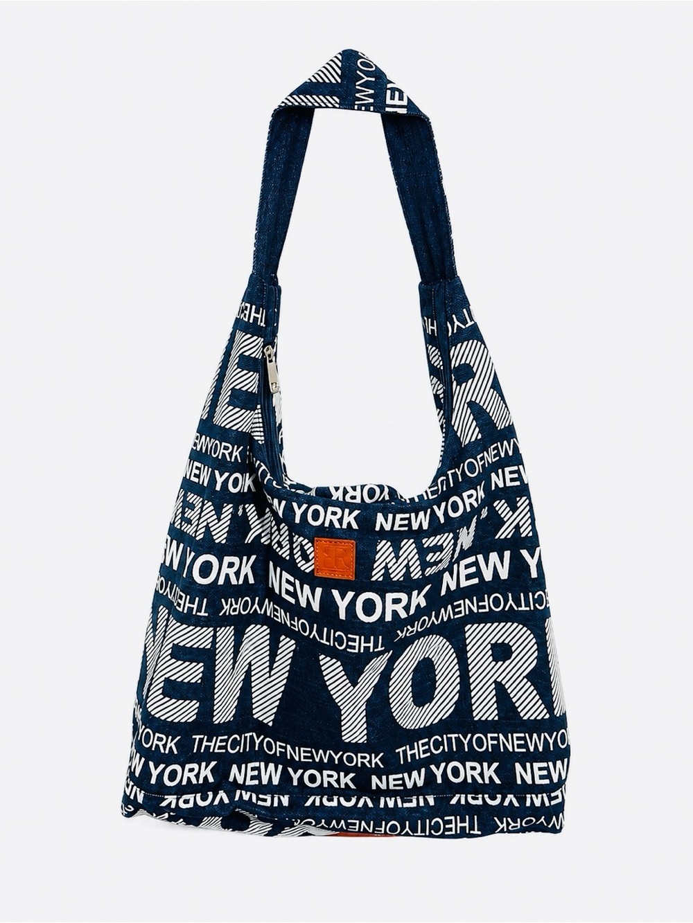 Robin Ruth Navy New York Print Shoulder Bag 🍎🍎💙🍎🍎